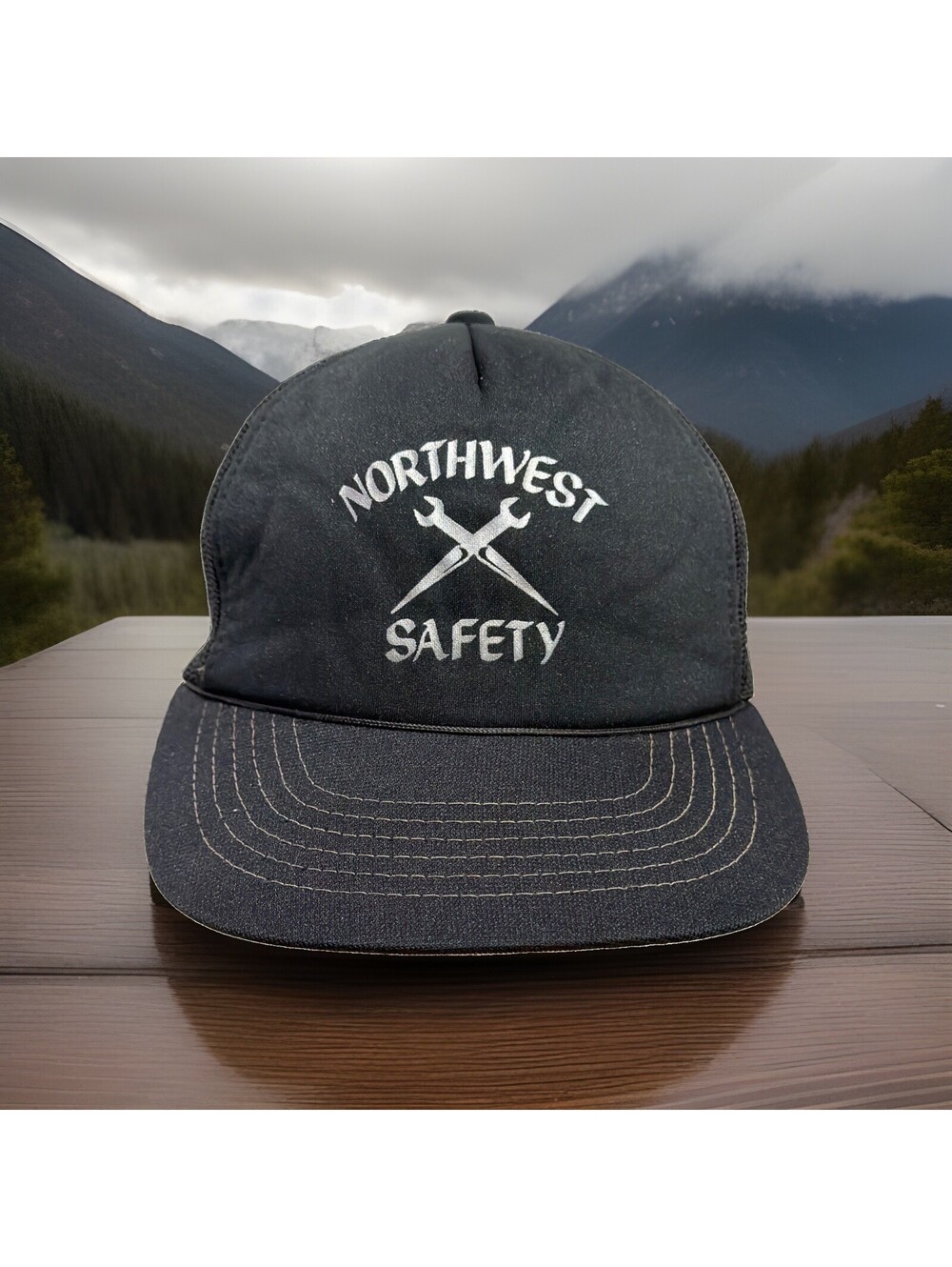 Northwest Safety Wrenches Mechanic Everett Washington Traffic Stop Baseball Cap